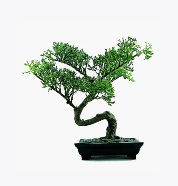 Bonsai Decorativo em Estilo Natural Esculpido