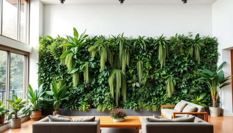 como criar uma parede verde em ambientes internos