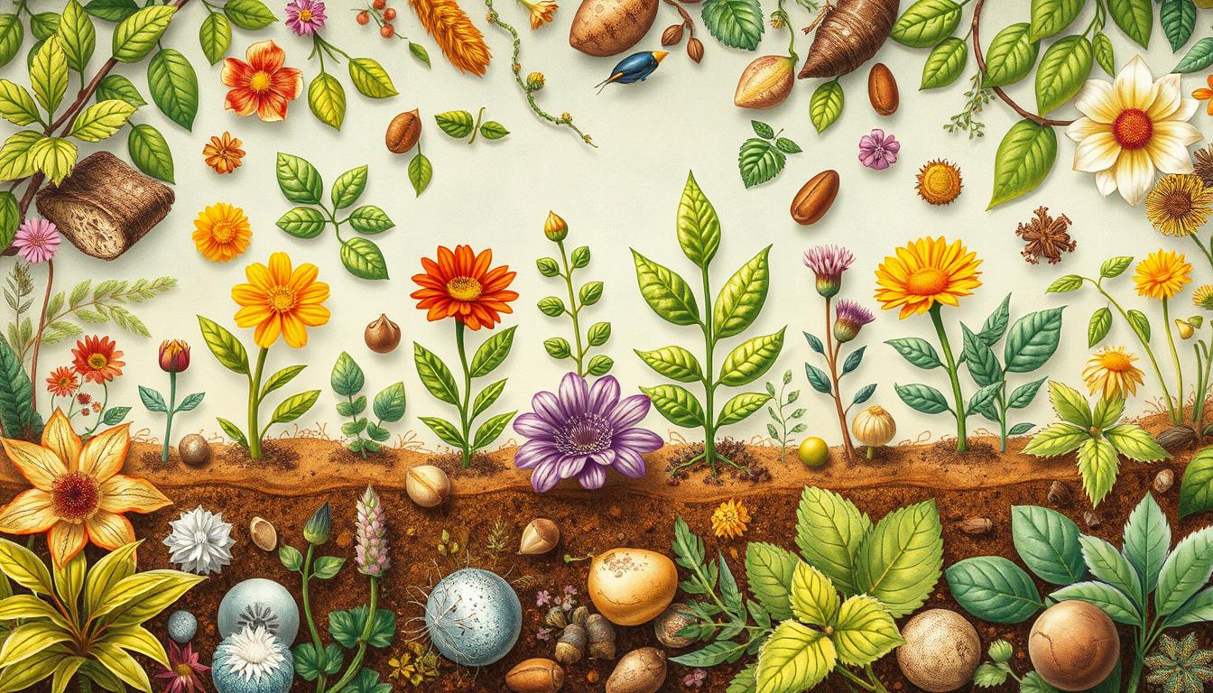 Qual é o ciclo de vida das plantas?