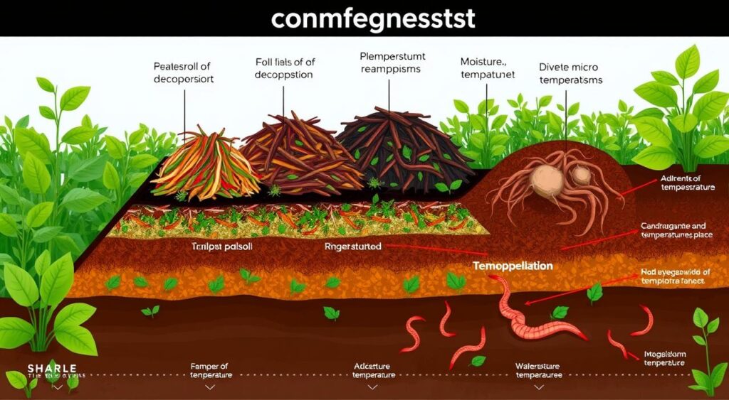 Fases da compostagem orgânica