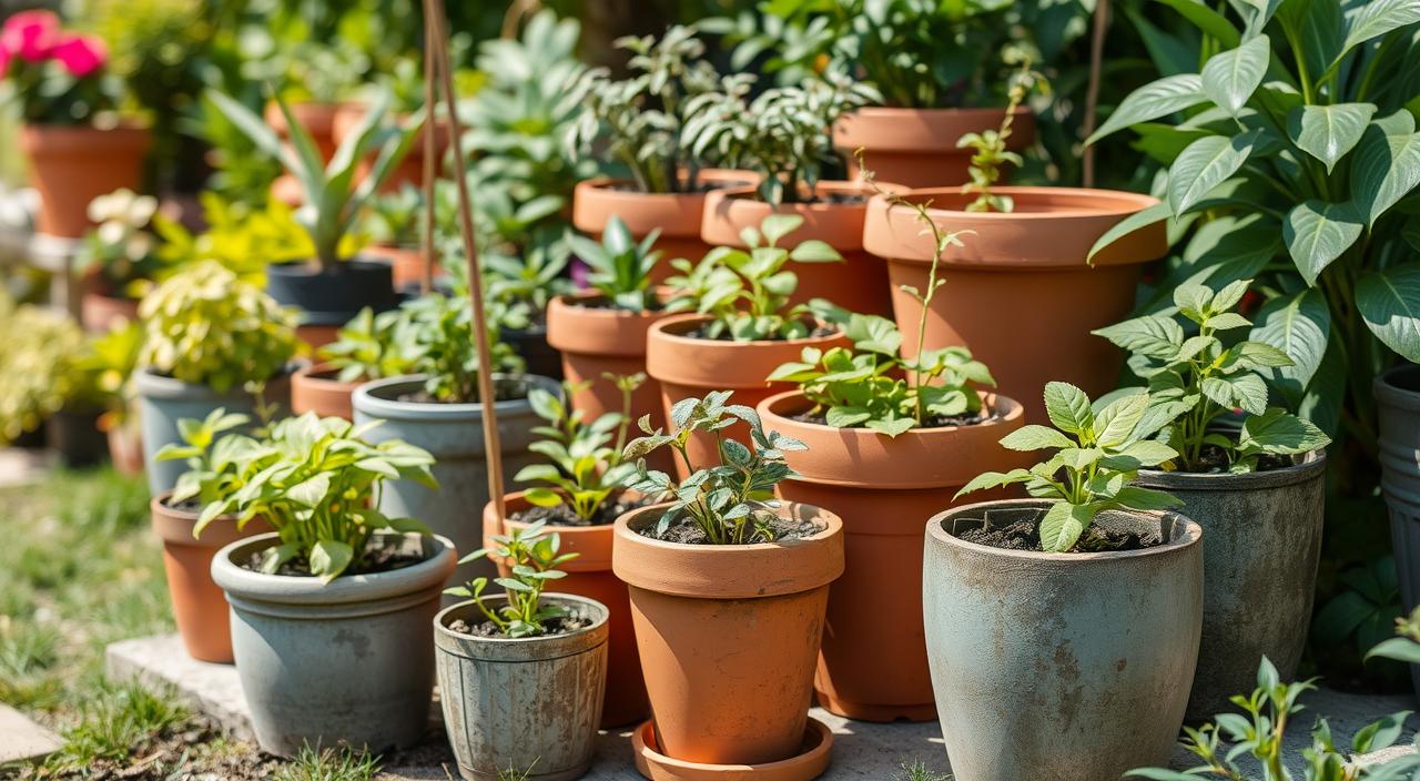 como escolher o vaso ideal para as plantas?