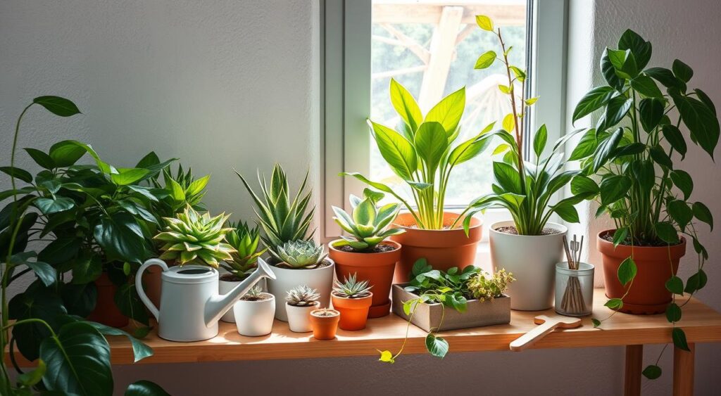 cuidados básicos com plantas