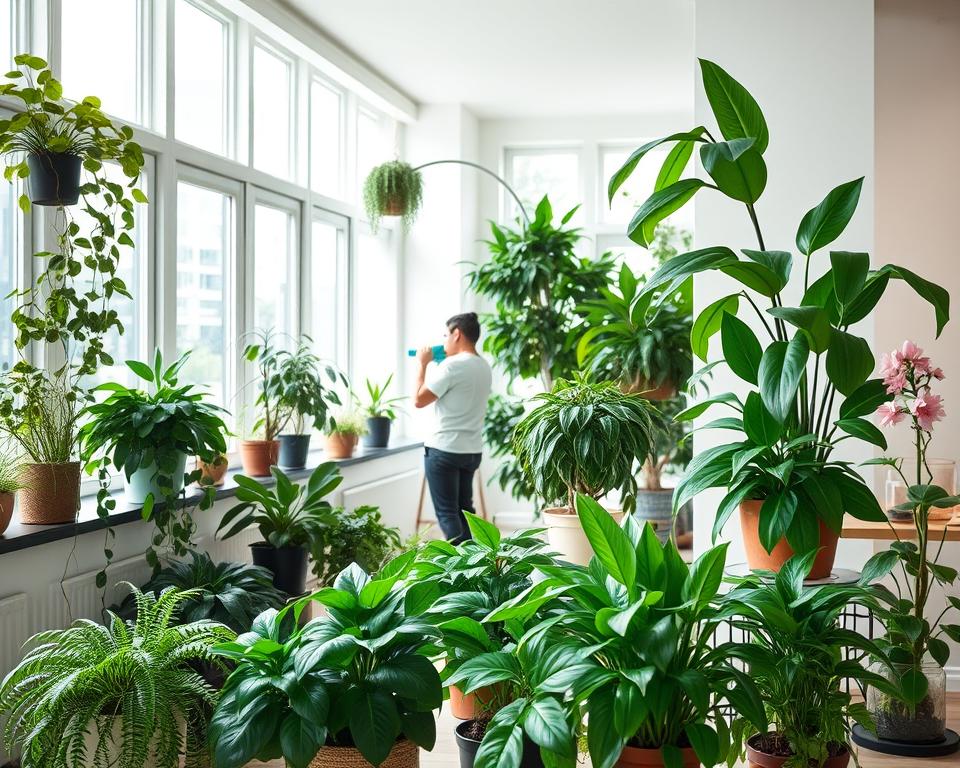 Cuidados com plantas em apartamento