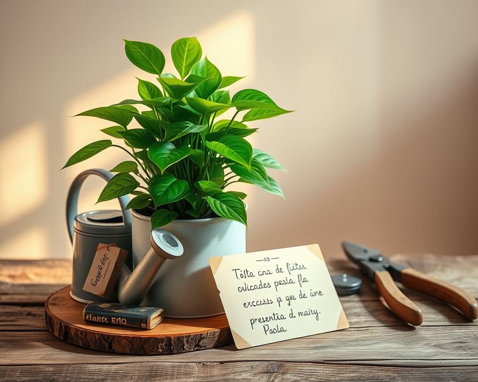 cuidados ao presentear plantas