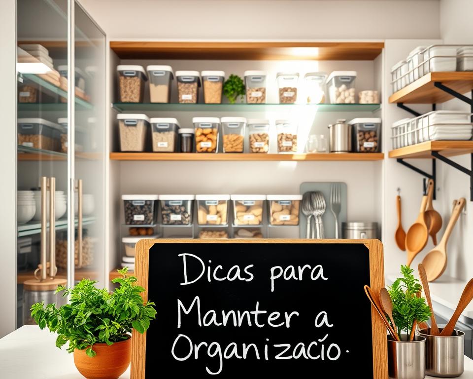 dicas para manter organização