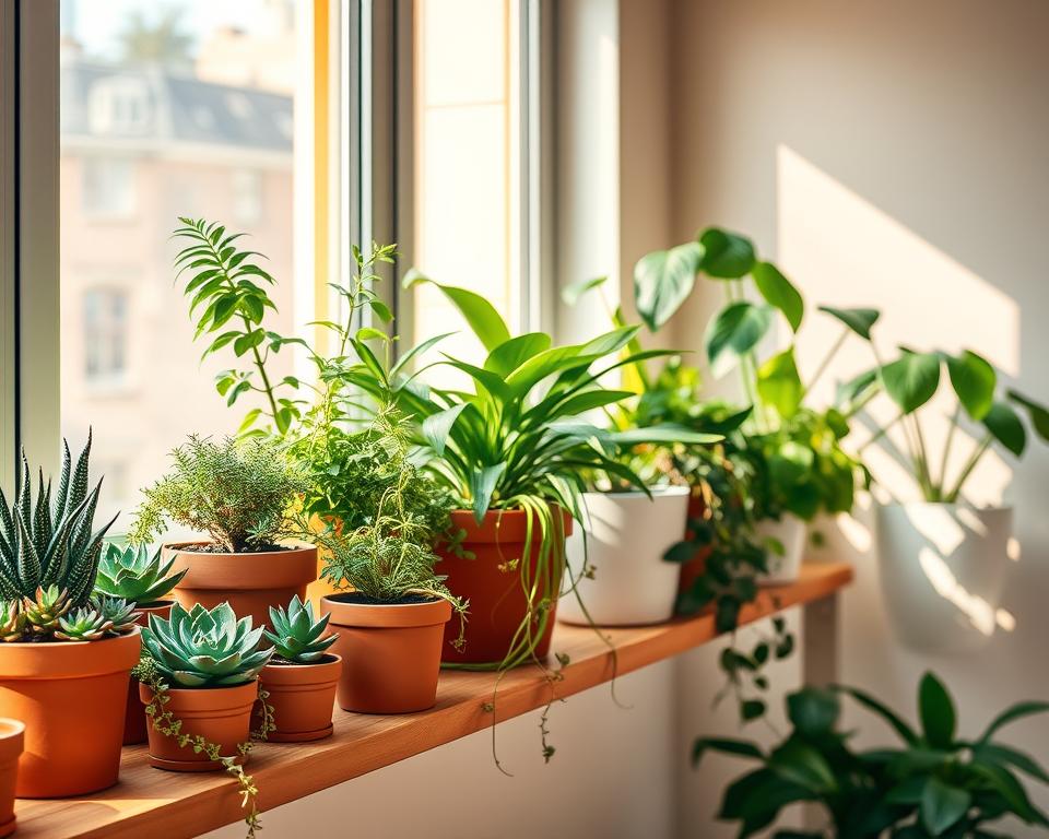melhores plantas para vasos pequenos internos