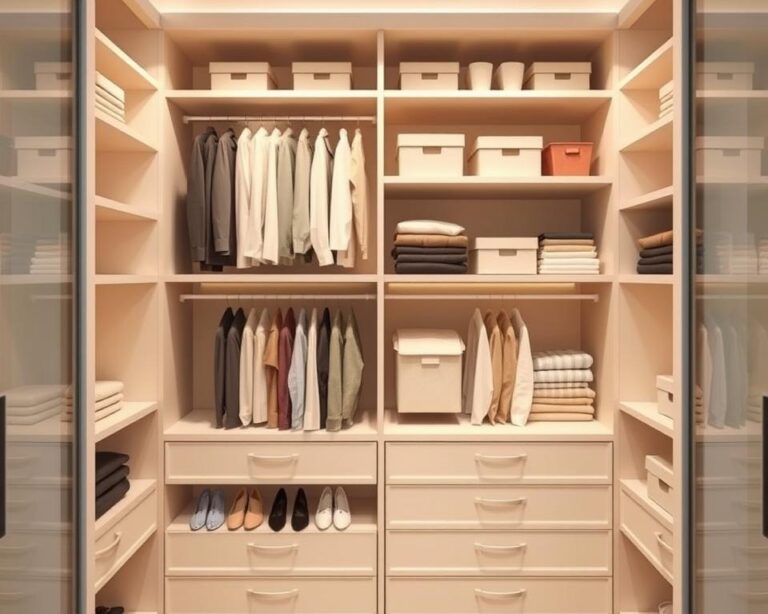 como organizar guarda-roupa compartilhado