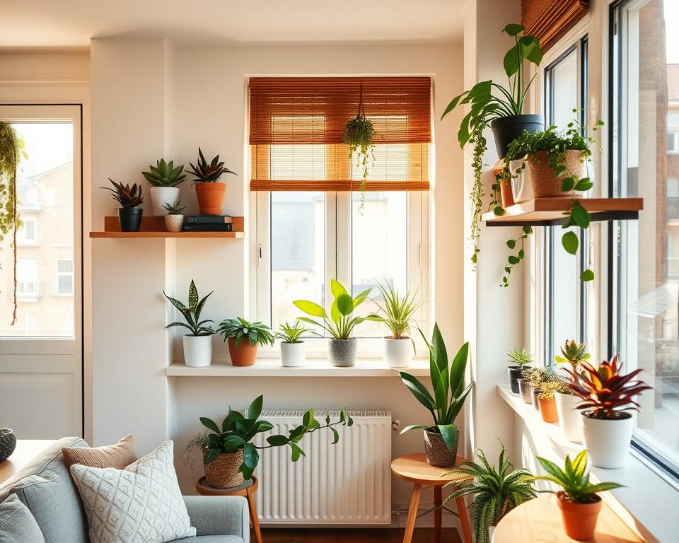 ideias de decoração com plantas para apartamentos pequenos