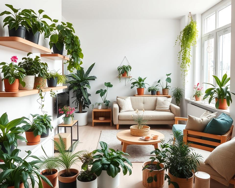 tendências de decoração com plantas para apartamentos pequenos