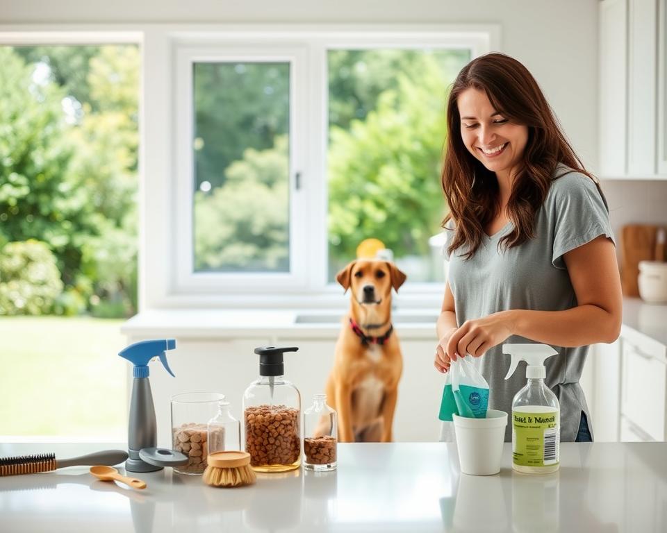 truques para manter a casa limpa com pets