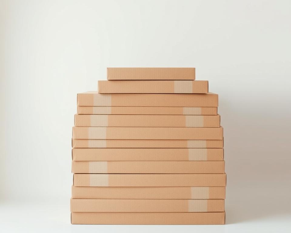 caixas de papelão