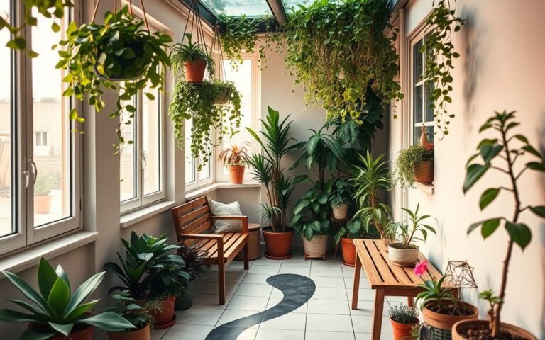 jardins internos em apartamentos pequenos