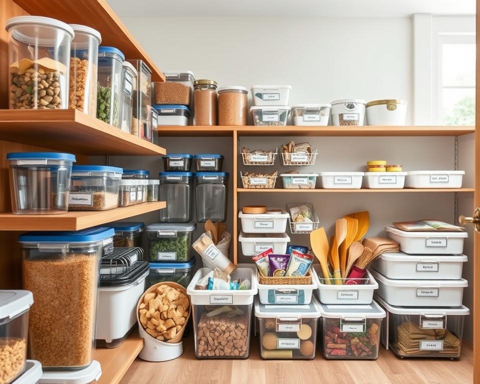 organizadores e recipientes herméticos