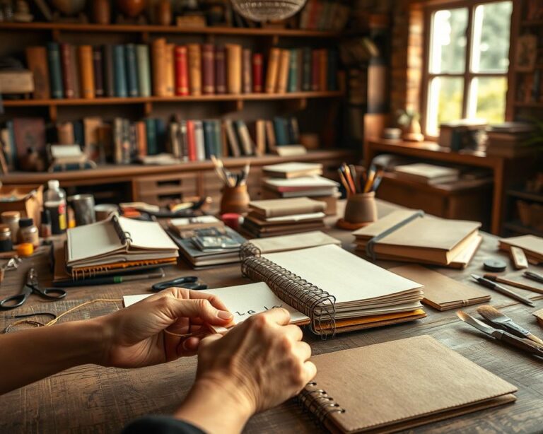 Passo a passo para fazer cadernos personalizados artesanais