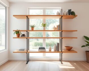 como construir estante simples em casa