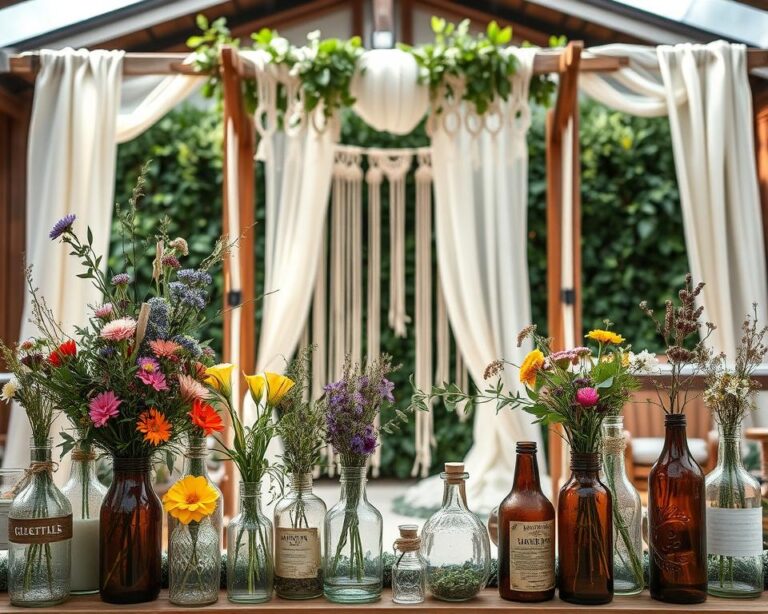 decoração barata e criativa para casamento