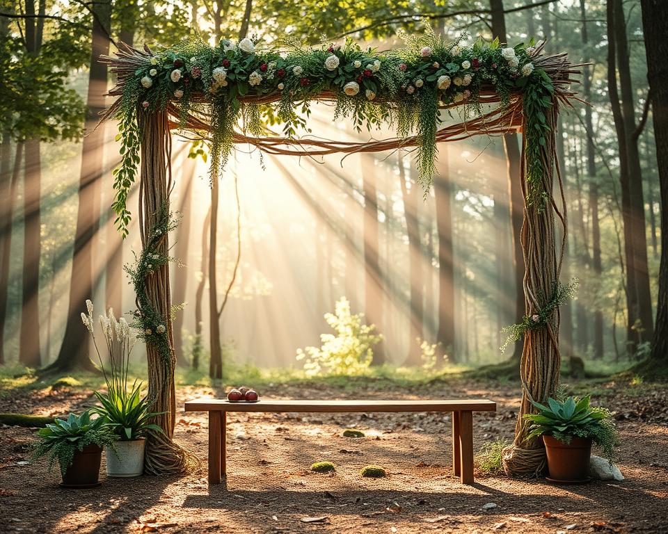 decoração sustentável para casamento econômico
