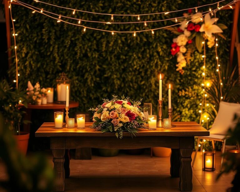 dicas de decoração DIY para eventos românticos
