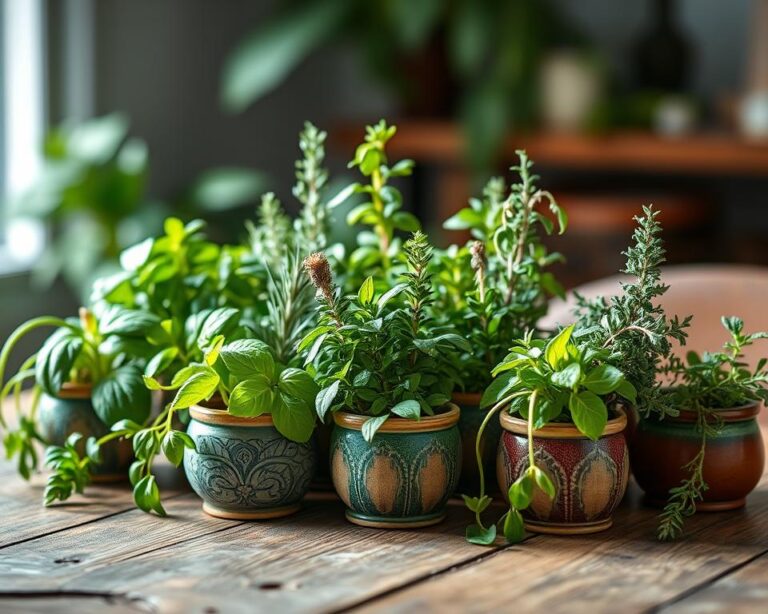 como plantar ervas aromáticas em vasos pequenos