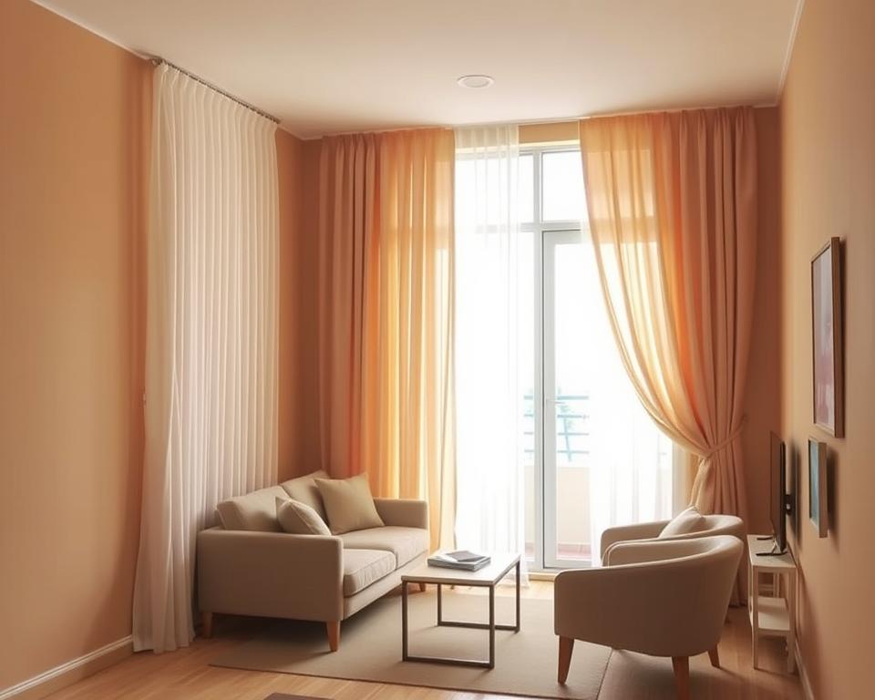 dicas para escolher cortinas ideais para sala pequena