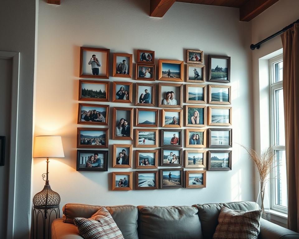 dicas para mural de fotos