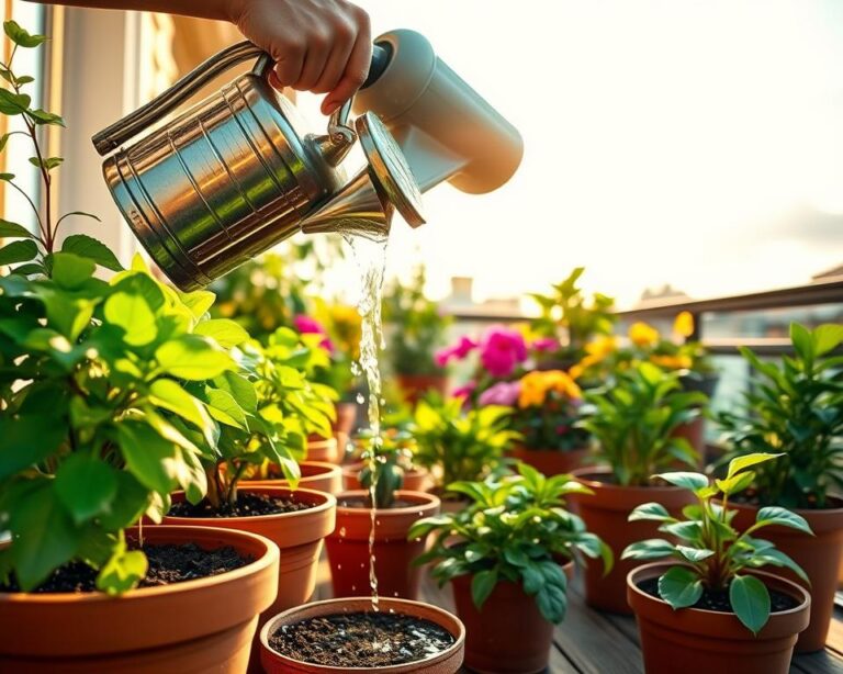 dicas para regar plantas em dias muito quentes