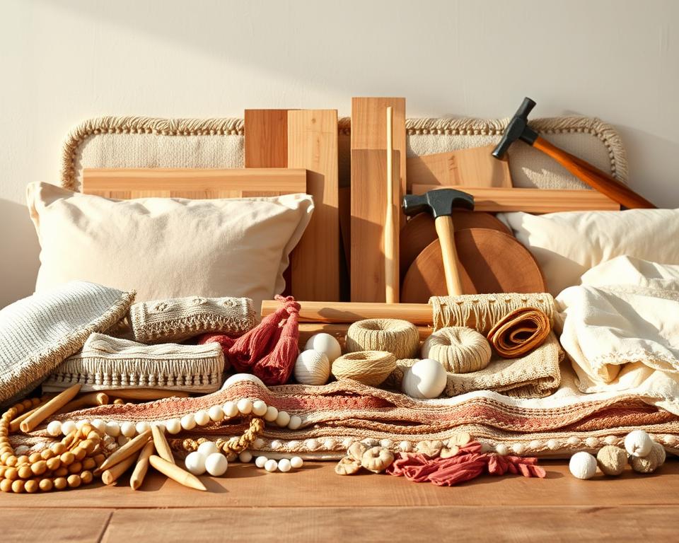 materiais para cabeceira de cama artesanal