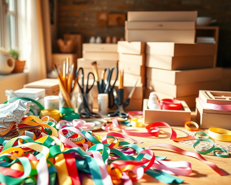 materiais para customizar caixinhas de MDF