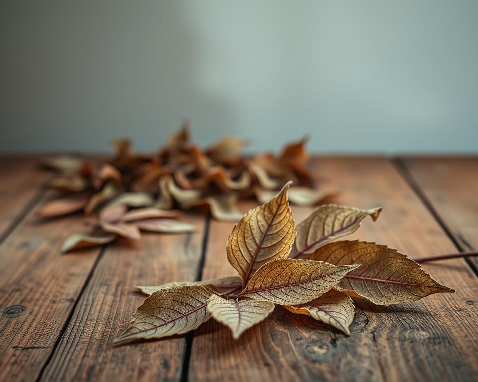 passo a passo para fazer quadros decorativos com folhas secas