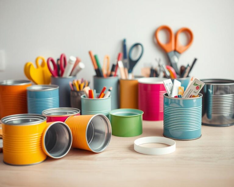 dicas de DIY para transformar latas em organizadores