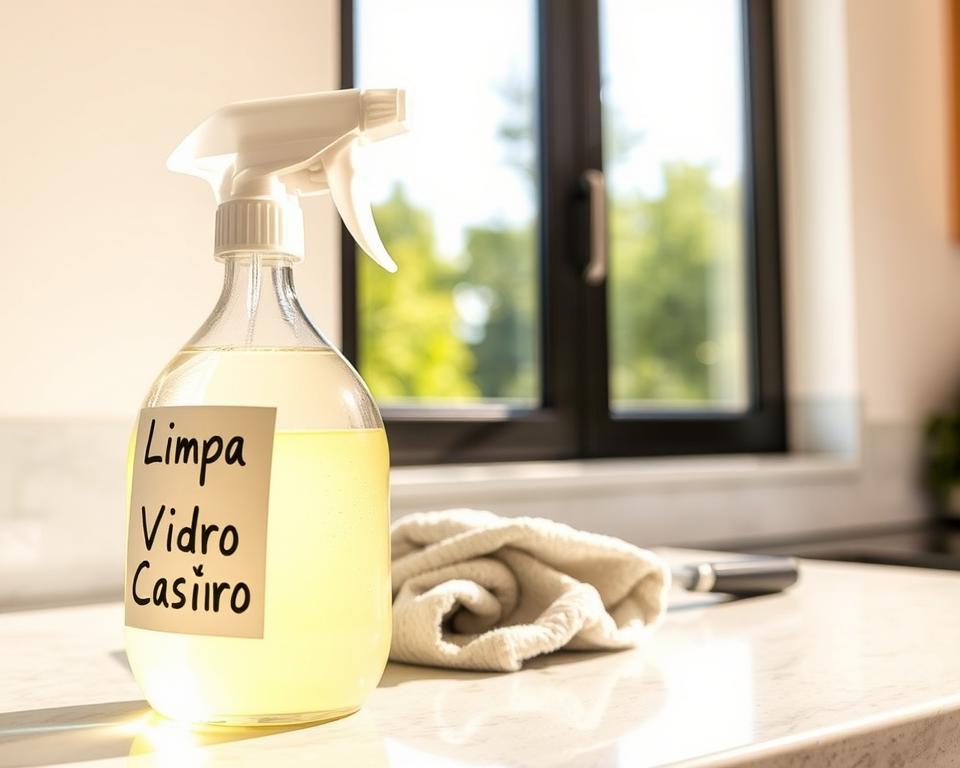 como fazer limpa vidros caseiro