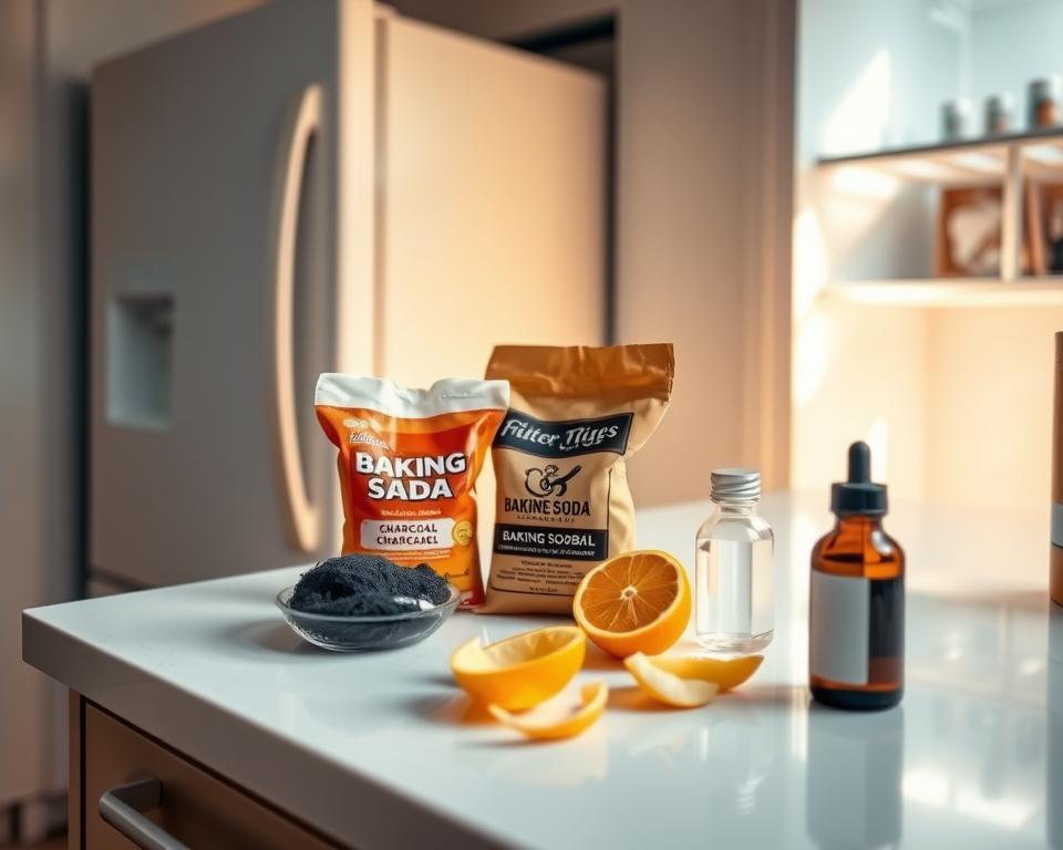truques para eliminar odor da geladeira