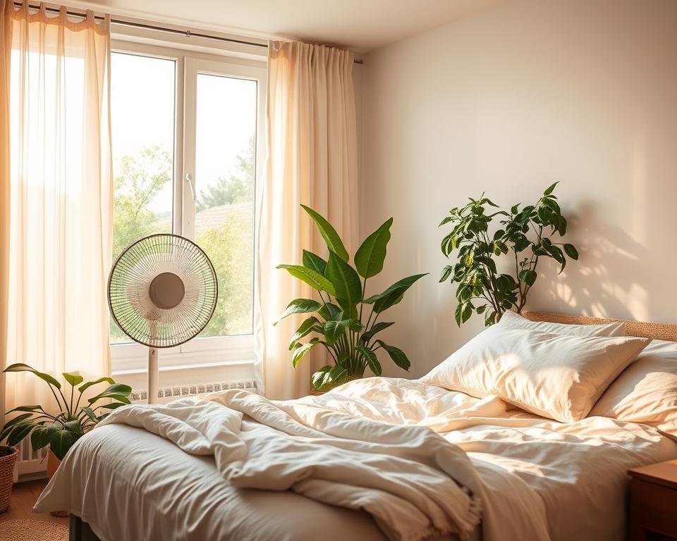 como deixar o quarto mais fresco em dias quentes
