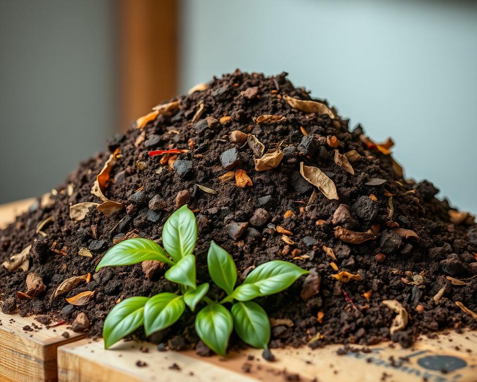 composto para plantas