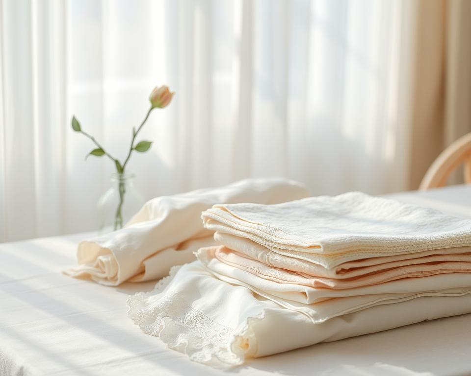 manutenção de roupas delicadas