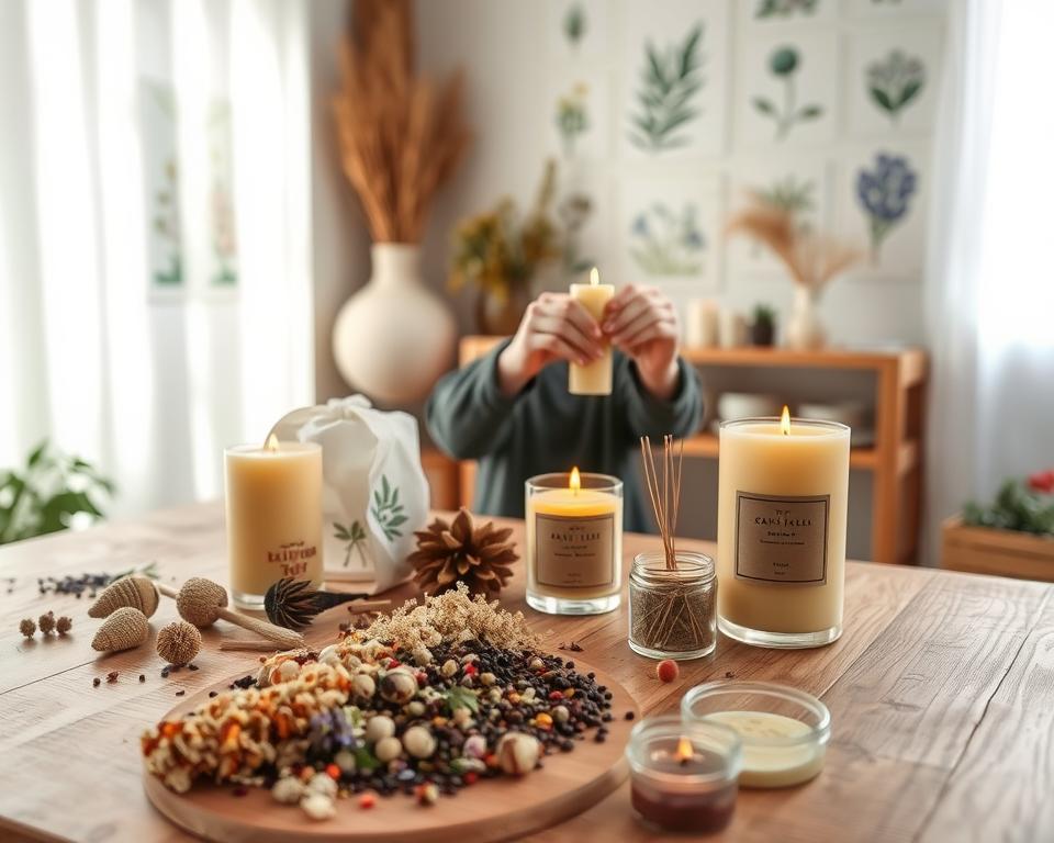 passo a passo de personalização de velas
